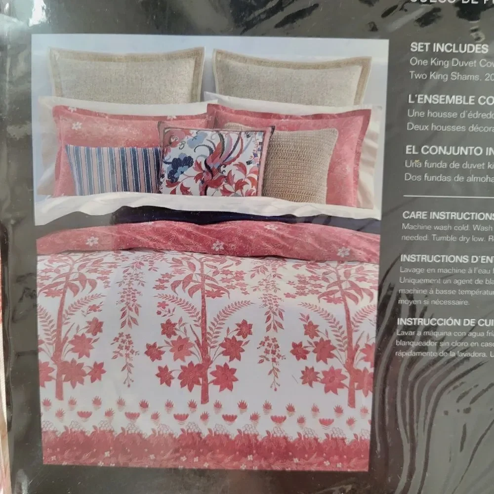 Lauren Ralph Lauren Isla Floral Luxury King 3 pc. Duvet Cover Set $385 New